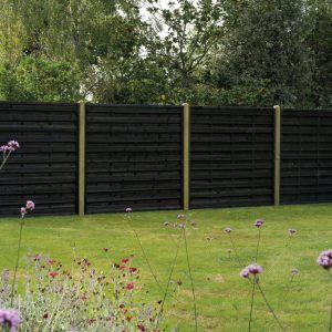 Black Square Horizontal Panel