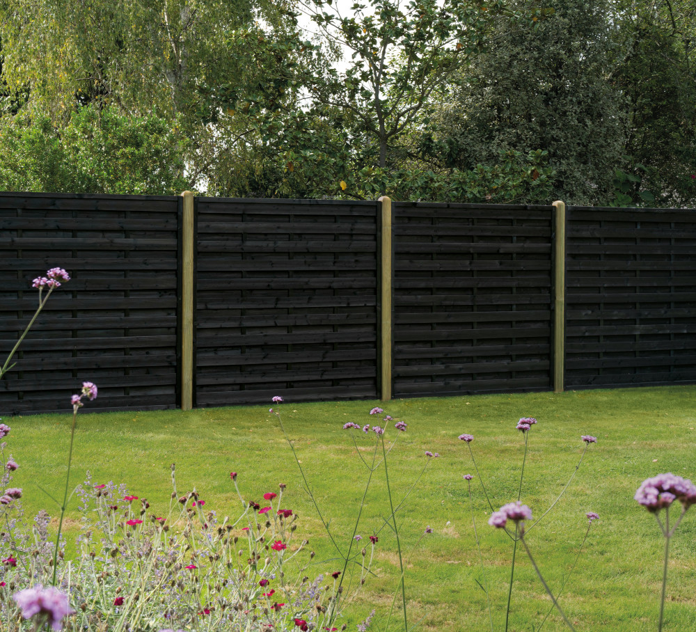 Black Square Horizontal Panel