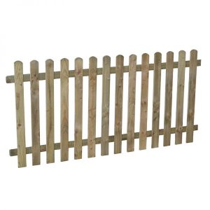 Picket Fence Panels Rounded Pales