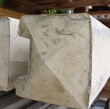Concrete end post