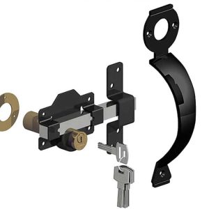 Double locking long throw lock 50mm with handle