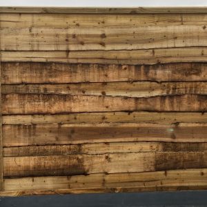 Heavy duty waney lap fence panel